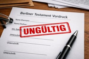 Berliner Testament Vordruck